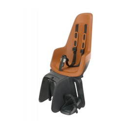 Bobike Portabebé One Maxi al Cuadro Marrón Chocolate - Sillín Trasero 9 meses a 6 años, Reposapiés Ajustable, Arnés 3 Puntos