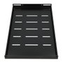 Extralink Estantería de 300 mm 1U Negra para Armarios de Pared de 19 pulgadas