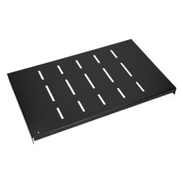 Extralink Estantería de 300 mm 1U Negra para Armarios de Pared de 19 pulgadas