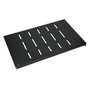 Extralink Estantería de 300 mm 1U Negra para Armarios de Pared de 19 pulgadas