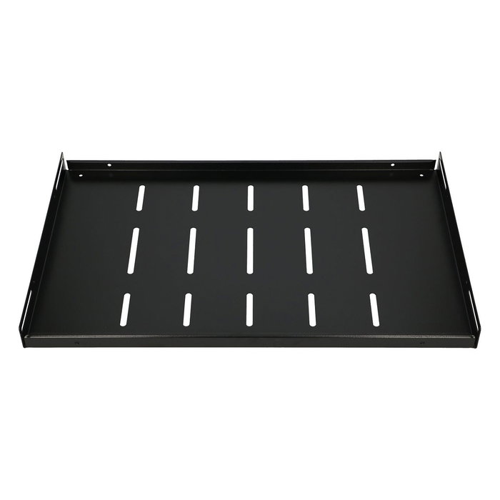 Extralink Estantería de 300 mm 1U Negra para Armarios de Pared de 19 pulgadas