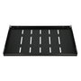 Extralink Estantería de 300 mm 1U Negra para Armarios de Pared de 19 pulgadas