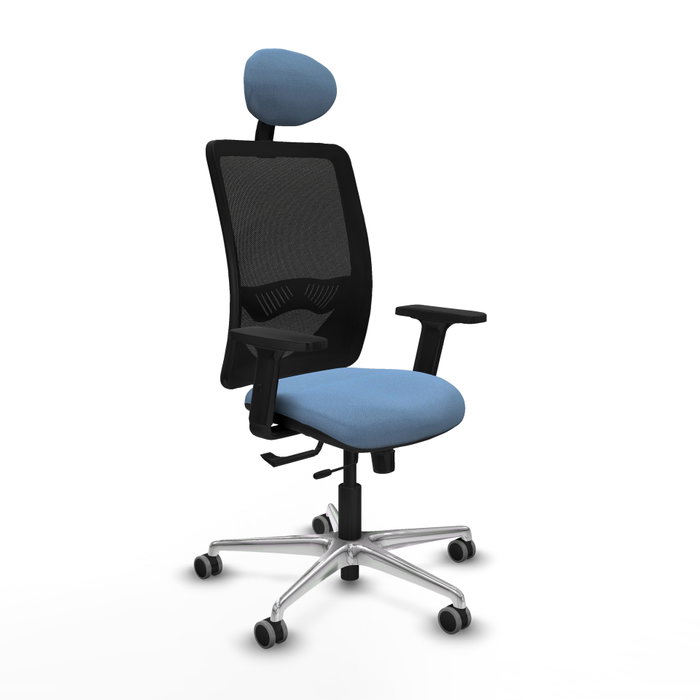 PIQUERAS Y CRESPO Silla de oficina Zulema Azul cielo y Negro PIQUERAS Y CRESPO Silla de oficina Zulema Azul cielo y Negro