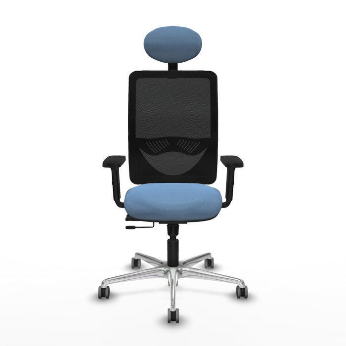 PIQUERAS Y CRESPO Silla de oficina Zulema Azul cielo y Negro PIQUERAS Y CRESPO Silla de oficina Zulema Azul cielo y Negro