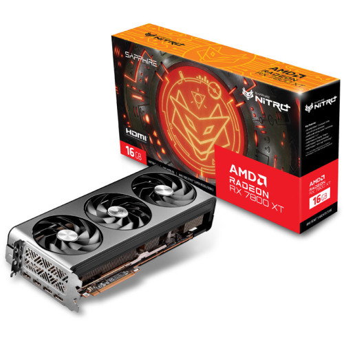 Sapphire NITRO+ 11330-01-20G tarjeta gráfica AMD Radeon RX 7800 XT 16 GB GDDR6 Sapphire NITRO+ 11330-01-20G tarjeta gráfica AMD Radeon RX 7800 XT 16 GB GDDR6