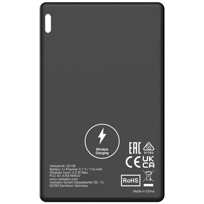 Verbatim Localizador Bluetooth My Finder Card, Pack 3 Unidades (Negro / Plateado / Blanco)