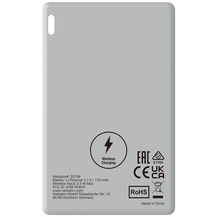 Verbatim Localizador Bluetooth My Finder Card, Pack 3 Unidades (Negro / Plateado / Blanco)