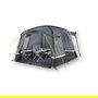High Peak Busvorzelt Tour 2.0 Tienda Tunel Campamento Estructura Rigida Impermeable 4 m Color Gris/Limette