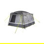 High Peak Busvorzelt Tour 2.0 Tienda Tunel Campamento Estructura Rigida Impermeable 4 m Color Gris/Limette