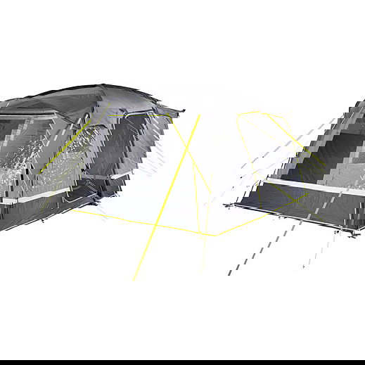 High Peak Busvorzelt Tour 2.0 Tienda Tunel Campamento Estructura Rigida Impermeable 4 m Color Gris/Limette