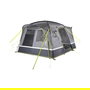 High Peak Busvorzelt Tour 2.0 Tienda Tunel Campamento Estructura Rigida Impermeable 4 m Color Gris/Limette