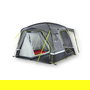 High Peak Busvorzelt Tour 2.0 Tienda Tunel Campamento Estructura Rigida Impermeable 4 m Color Gris/Limette