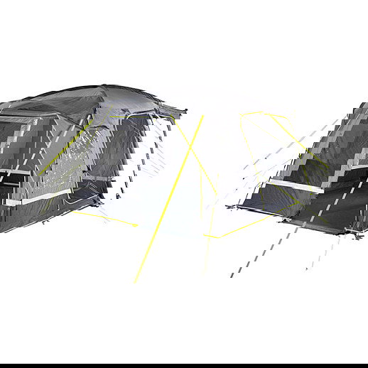 High Peak Busvorzelt Tour 2.0 Tienda Tunel Campamento Estructura Rigida Impermeable 4 m Color Gris/Limette