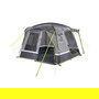 High Peak Busvorzelt Tour 2.0 Tienda Tunel Campamento Estructura Rigida Impermeable 4 m Color Gris/Limette