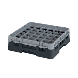 CAMBRO Cesta de lavado 36 comp. Negro
