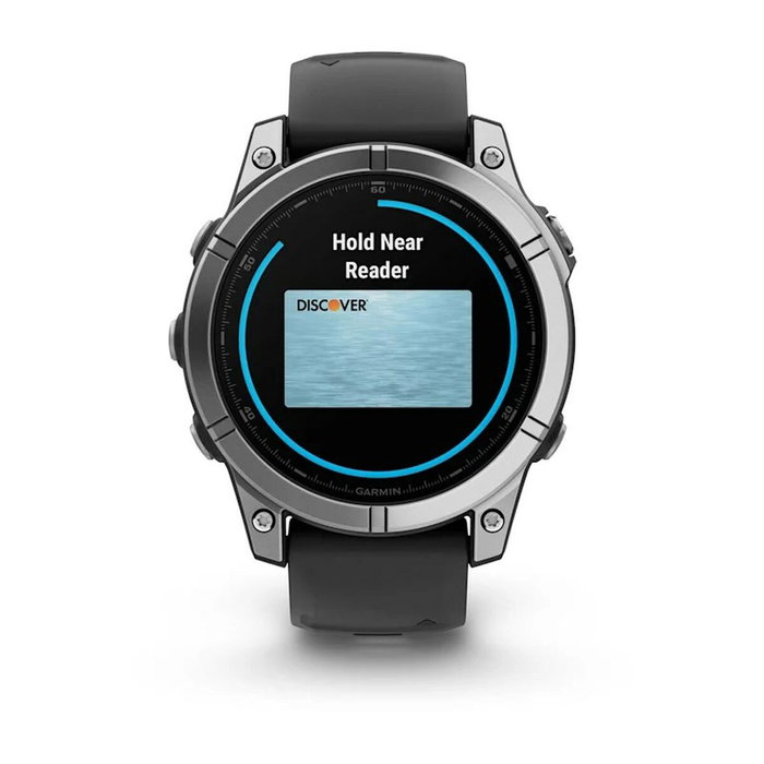 Garmin Fenix E (47mm) schwarz/silber Garmin Fenix E (47mm) schwarz/silber