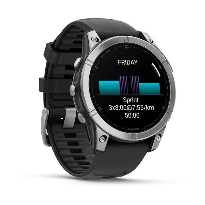Garmin Fenix E (47mm) schwarz/silber Garmin Fenix E (47mm) schwarz/silber
