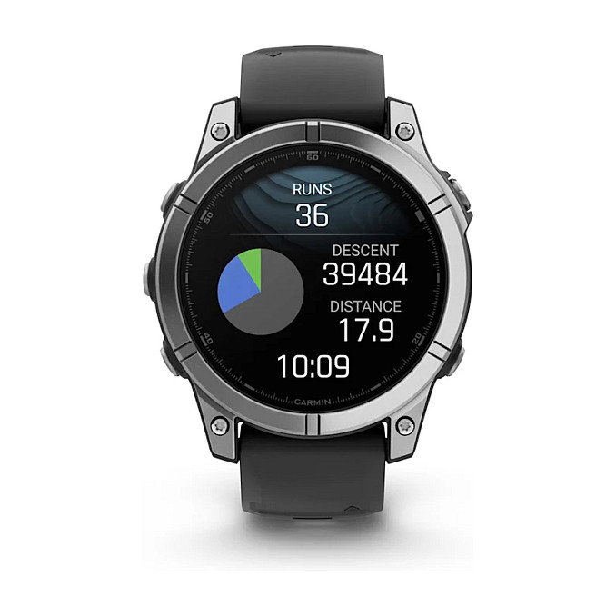 Garmin Fenix E 47mm Smartwatch AMOLED Color Negro Silver - 16 GB GPS Garmin Fenix E 47mm Smartwatch AMOLED Color Negro Silver - 16 GB GPS