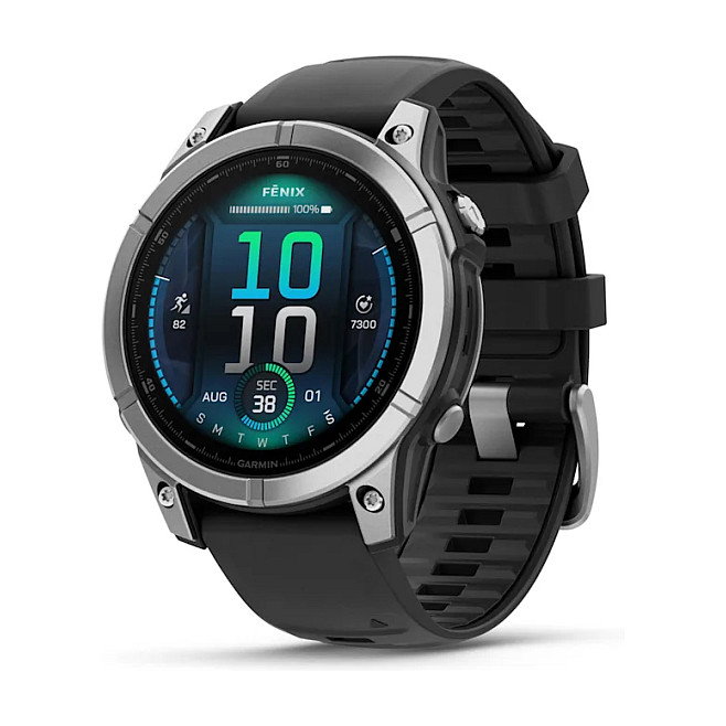 Garmin Fenix E 47mm Smartwatch AMOLED Color Negro Silver - 16 GB GPS Garmin Fenix E 47mm Smartwatch AMOLED Color Negro Silver - 16 GB GPS