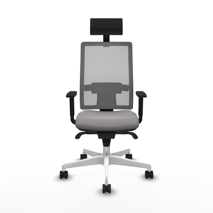 PIQUERAS Y CRESPO Silla de oficina Horna Gris con Mecanismo Sincro PIQUERAS Y CRESPO Silla de oficina Horna Gris con Mecanismo Sincro