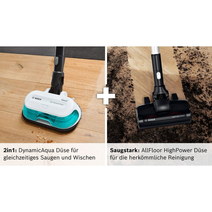 Bosch BSS712XHYG Aspiradora Escoba 2 en 1 sin Bolsa HEPA