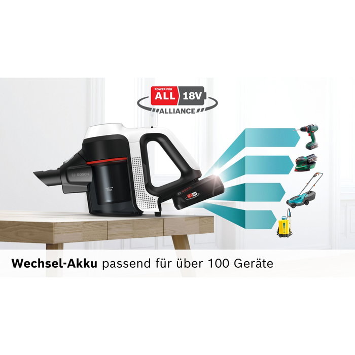 Bosch BSS712XHYG Aspiradora Escoba 2 en 1 sin Bolsa HEPA