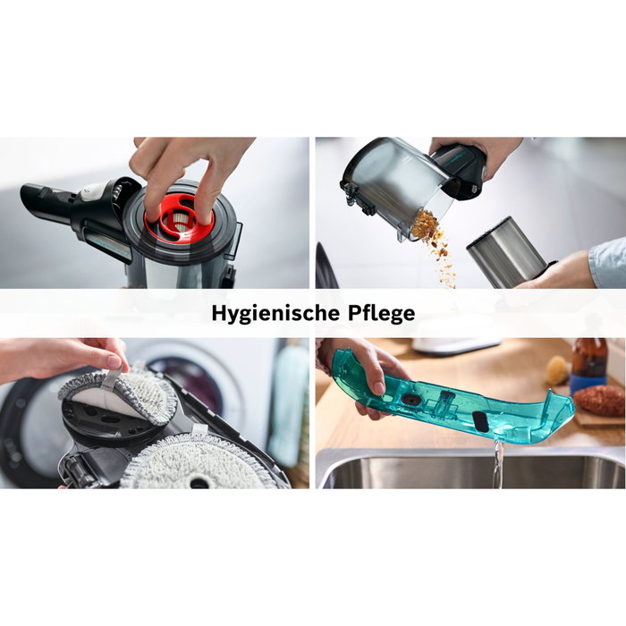 Bosch BSS712XHYG Aspiradora Escoba 2 en 1 sin Bolsa HEPA