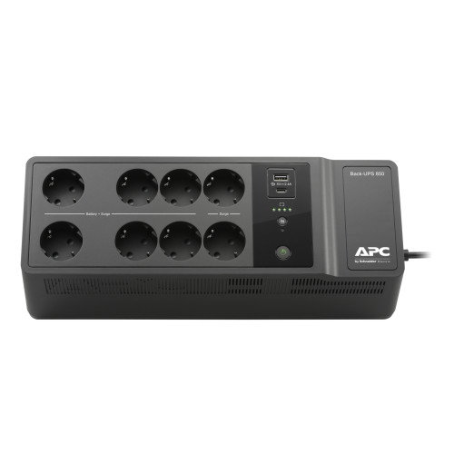 APC BE850G2-SP SAI (Sistema de Alimentación Ininterrumpida) Standby Offline 0,85 kVA 520 W 8 Salidas AC
