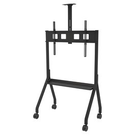 PEERLESS-AV Soporte Móvil para TV PR565, Piso con Ruedas, Ajuste de Altura, Pantalla 55" a 75" (139.7-190.5 cm), VESA 1000x600, Negro