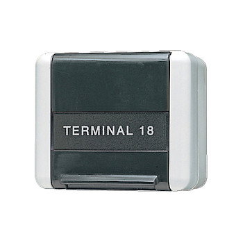 Jung 854W AP/WD Carcasa de Conexión de Datos con Campo de Inscripción Jung 854W AP/WD Carcasa de Conexión de Datos con Campo de Inscripción