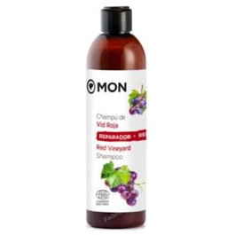 MON Champú Uva Tinta 300ml - Cabello Dañado/Teñido - Ecocert Certificado Natural - Vegano