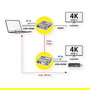ROLINE 14.01.3363 KVM Extensión por Fibra Óptica LWL HDMI 4K 60Hz USB 20km Transmisor y Receptor 3840x2160 Pixeles