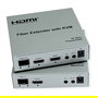 ROLINE 14.01.3363 KVM Extensión por Fibra Óptica LWL HDMI 4K 60Hz USB 20km Transmisor y Receptor 3840x2160 Pixeles