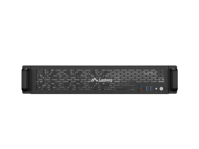 Lanberg SC01-5202-12B Chasis para Servidor Rack 2U Negro