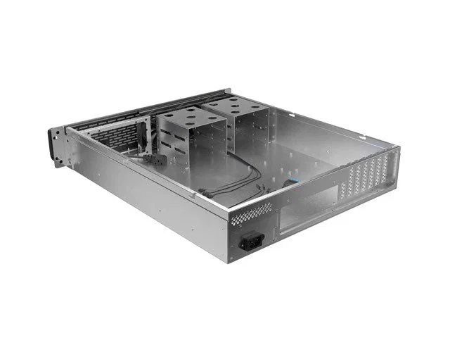 Lanberg SC01-5202-12B Chasis para Servidor Rack 2U Negro