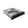 Lanberg SC01-5202-12B Chasis para Servidor Rack 2U Negro