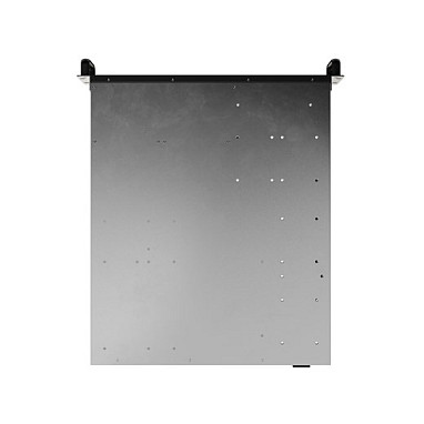 Lanberg SC01-5202-12B Chasis para Servidor Rack 2U Negro
