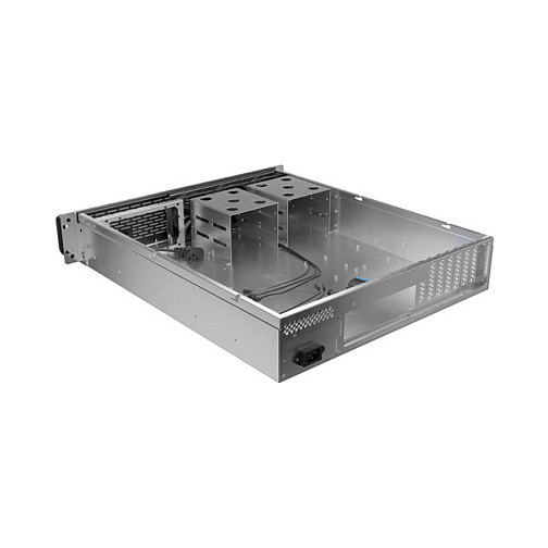 Lanberg SC01-5202-12B Chasis para Servidor Rack 2U Negro