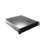 Lanberg SC01-5202-12B Chasis para Servidor Rack 2U Negro