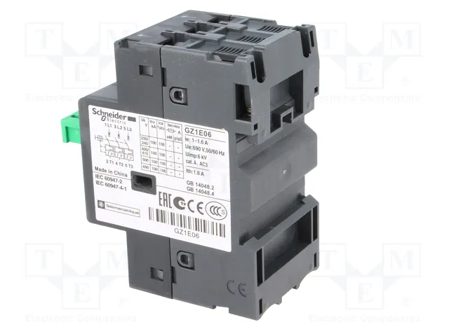 SCHNEIDER ELECTRIC Interruptor motorizado Easy TeSys 0,37kW 230÷690VAC SCHNEIDER ELECTRIC Interruptor motorizado Easy TeSys 0,37kW 230÷690VAC