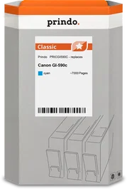 Prindo Cartucho de tinta cian PRICGI590C Classic, 70ml
