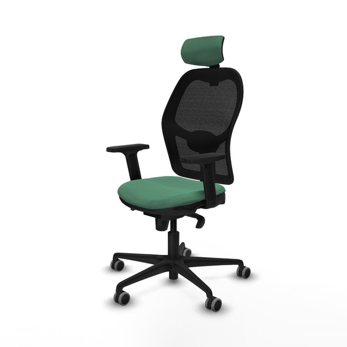 PIQUERAS Y CRESPO Silla de oficina Jorquera Verde Esmeralda y Negro PIQUERAS Y CRESPO Silla de oficina Jorquera Verde Esmeralda y Negro