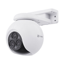 EZVIZ CS-H80F-R100-8G444WKFL H80f Cámara de Seguridad IP Exterior Multilente 3 Lentes 2K (2560x1440) Esférica/Minidomo Blanco Visión Nocturna 30m WiFi Resistente IP67