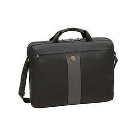Wenger Legacy 17 - Maletín para Portátil de 17 Pulgadas (43 cm) - Negro Gris - Referencia 600655