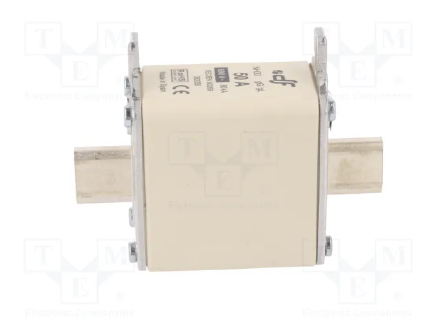 DF ELECTRIC Fusible NH00 de Cartucho Cerámico 50A 690VAC DF ELECTRIC Fusible NH00 de Cartucho Cerámico 50A 690VAC