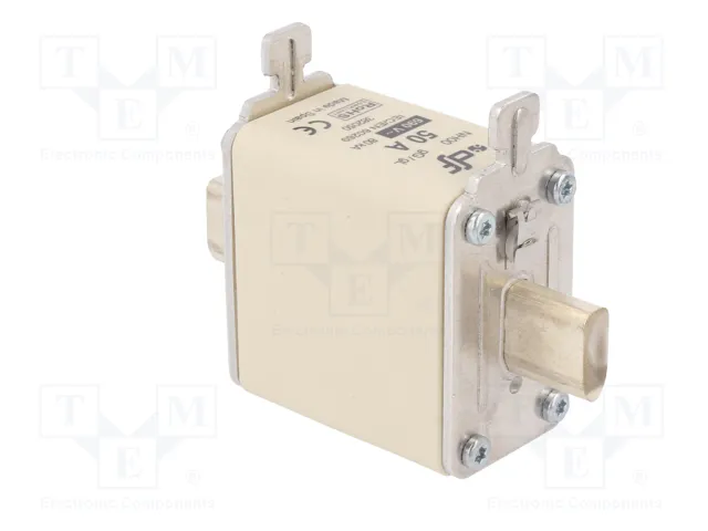 DF ELECTRIC Fusible NH00 de Cartucho Cerámico 50A 690VAC DF ELECTRIC Fusible NH00 de Cartucho Cerámico 50A 690VAC
