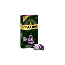JACOBS LUNGO INTENSO Kaffeekapseln, mezcla de Arabica y Robusta, 10 unidades