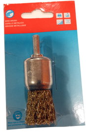 LAMS Cepillo Brocha 26 mm Espiga 6 mm Ondulaciones Laterales