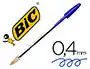 Bic Bolígrafo Cristal Original Tinta Azul Bolsa de 5 Unidades - Cuerpo Transparente, Punta 1mm, Trazo 0.4mm