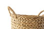 DKD Home Decor Set de 2 Cestas de Junco Marrón 34x34x42 cm